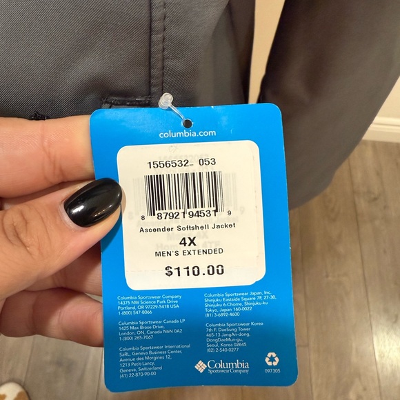 Columbia Ascender Softshell Jacket for Men - 4XL - Picture 11 of 11